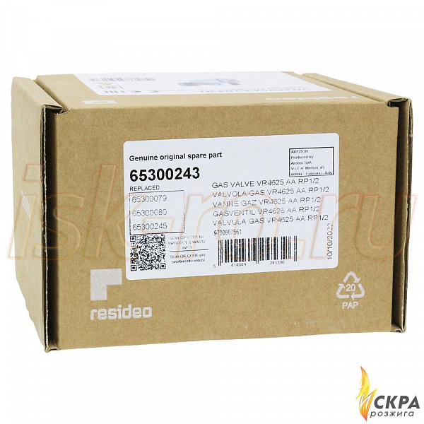 Клапан газовый VR4625AA1043U с реле 45.900.438-404 65300243 Elco