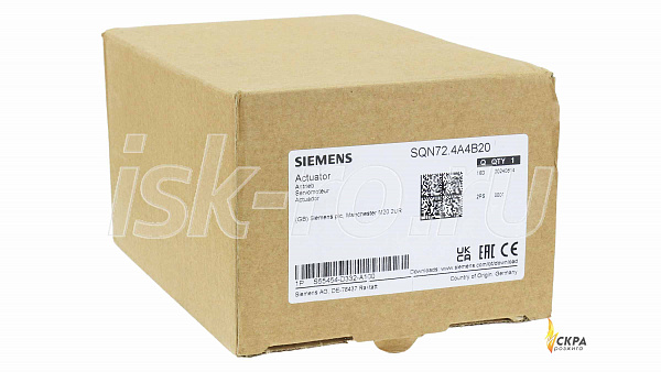 Сервопривод Siemens SQN72.4A4B20