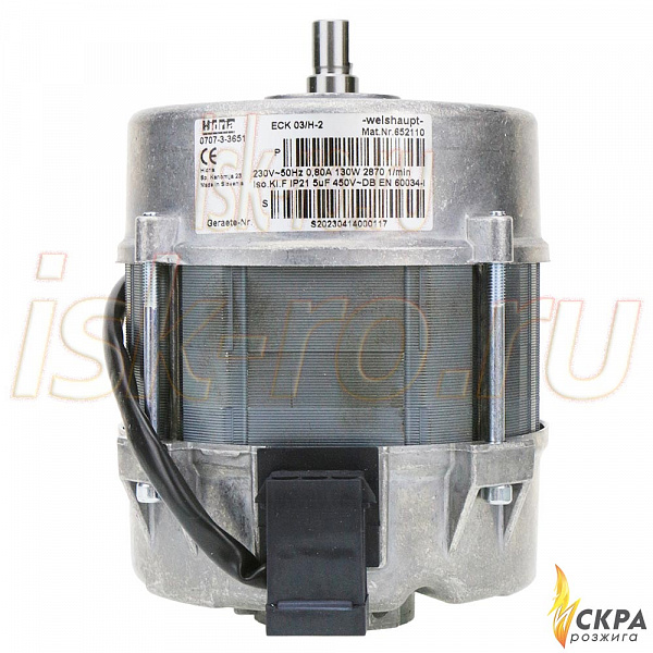 Электродвигатель 130 Вт ECK03/H-2 230V 50Hz WL10 D 652110