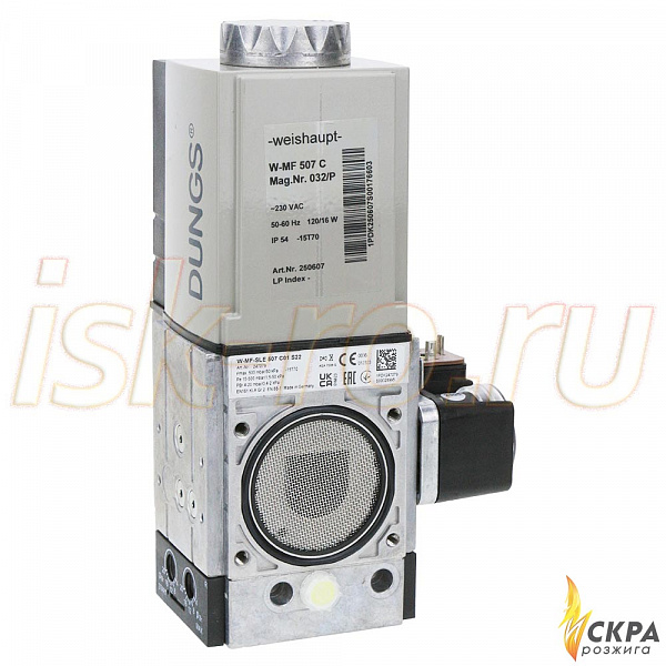 Клапан газовый W-MF-SLE 507 C01 S22 605326 Weishaupt