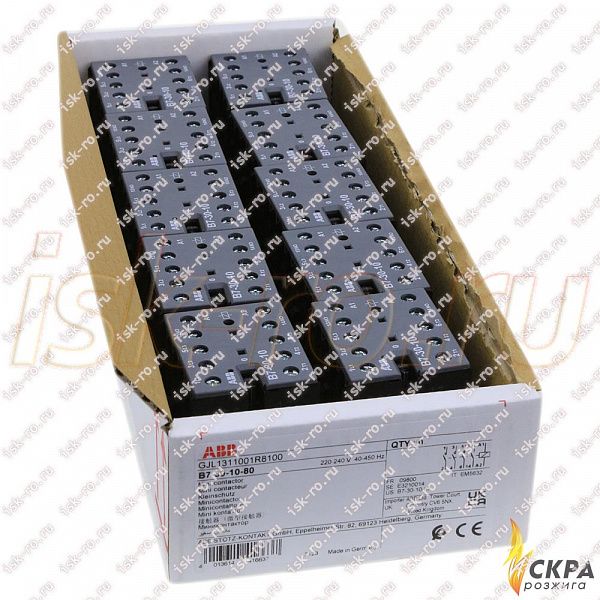Миниконтактор B6-30-10 Weishaupt 701915