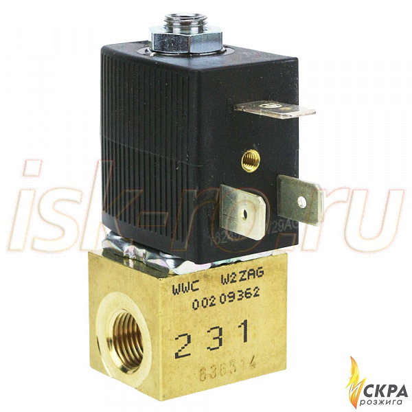 Клапан электромагнитный 6012 C 1.6 220-240V 50-60H 4W 604489 Weishaupt