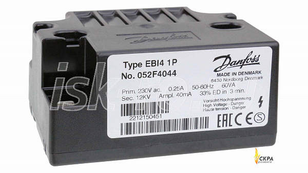 Трансформатор Danfoss EBI4 1P 052F4044 розжига котла