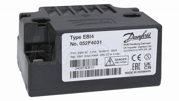 Трансформатор розжига Danfoss EBI4 052F4031