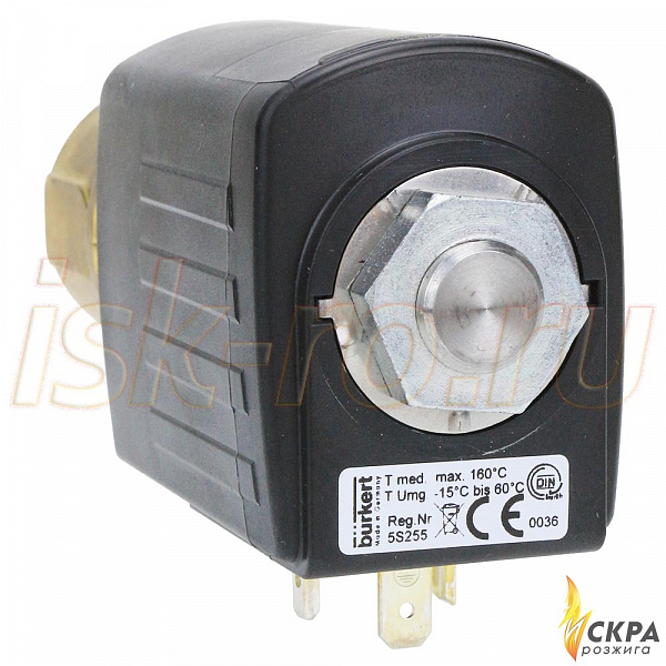 Клапан эл.магнитный 6027 NC DN3 220-240V 50Hz 604800