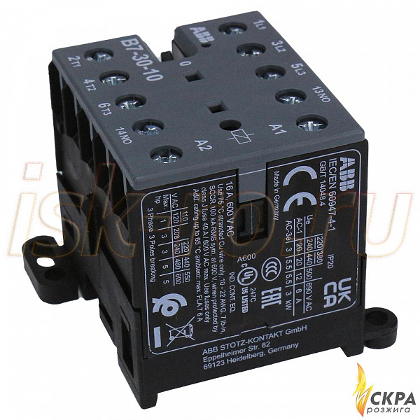 Миниконтактор B6-30-10 Weishaupt 701915